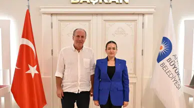Muharrem İnce, Muhittin Böcek ve Antalya Büyükşehir Belediyesi Başkan Vekili Büşra Özdemir'i Ziyaret Etti
