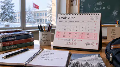 15 tatil ne zaman başlıyor? 2026-2027 MEB sömestr tatili tarihleri