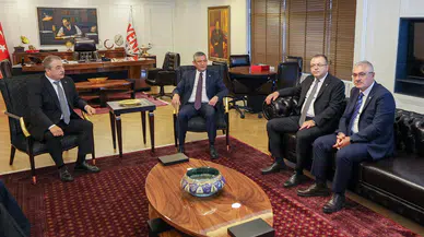 Özgür Özel, Kafkas Dernekleri Federasyonu ve Birleşik Kamu-İş heyetlerini kabul etti