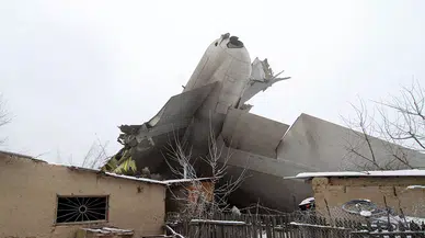 Türk kargo uçağı Kırgızistan'da düştü