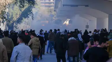 Bağdat'ta protestoya ateş açıldı: 1 ölü