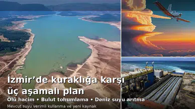 İzmir'de kuraklığa karşı üç aşamalı plan: Ölü hacim, bulut tohumlama ve deniz suyu arıtma