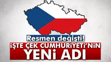 Çek Cumhuriyeti'nin İsmi Değişti, İŞTE YENİ ADI