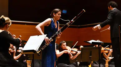 Sophie Dervaux, İzmir'de unutulmaz bir fagot konseriyle müzikseverlere keyifli anlar yaşattı