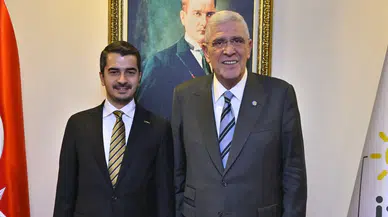 Çankaya Belediye Başkanı Güner, İYİ Parti Genel Başkanı Dervişoğlu'na hayırlı olsun ziyaretinde bulundu