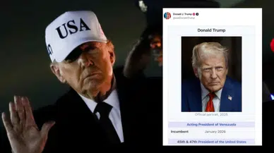 Trump, Kendini "Venezuela Vekil Devlet Başkanı" Olarak Tanıttı