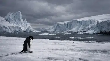 Nihilist penguen neden viral oldu? Antarktika'da yalnız yürüyen penguenin hikayesi