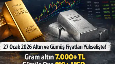 27 Ocak 2026 Altın ve Gümüş Fiyatları: Ons 5.000 Doları Aştı, Gram Rekor Tazeledi