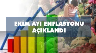 Ekim ayı enflasyonu açıklandı