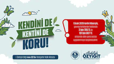 Yenişehir Belediyesi'nden Çevre Duyarlılığına Yönelik Yeni Uygulama ve Denetim Artışı