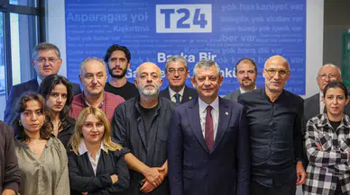 Özgür Özel'den T24'e dayanışma ziyareti: "Basın tarihine kara leke olarak geçecek"