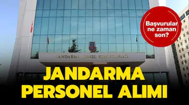 Jandarma'ya 135 muvazzaf subay alımı için başvurular 12-26 Ekim'de e-Devlet üzerinden yapılacak