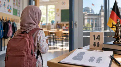 Almanya'da 14 Yaş Altı Kız Çocuklarına Başörtüsü Yasağı Yeniden Gündemde!