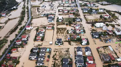 Muğla'da Tersakan Deresi Taştı! Evler ve Tarım Arazileri Sular Altında Kaldı