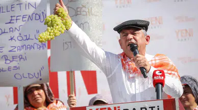 Özgür Özel'den üzüm üreticilerine destek sözü: "Borçlar silinecek, yeni krediler verilecek"