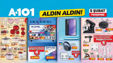 A101 5 Şubat 2026 Aktüel Ürünler Kataloğu Yayında: Trend Ürünler Belli Oldu