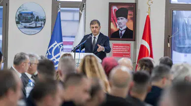 Başkan Cemil Tugay, ESHOT personeliyle buluşarak İzmir'e hizmetin önemini vurguladı