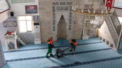 Çankaya Belediyesi ibadethaneleri Ramazan öncesi kapsamlı temizlikle hazır hale getiriyor