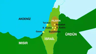 Batı Şeria neresidir? Batı Şeria haritası ve tarihi…