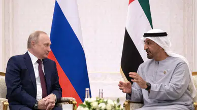 Rusya Devlet Başkanı Putin, Birleşik Arap Emirlikleri Devlet Başkanı İle Ortadoğu'daki Durumu Görüştü