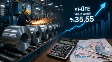 YD-ÜFE’de dikkat çeken yükseliş: Yıllık artış yüzde 35,55’e ulaştı