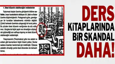 'El hareketi çeken kutup ayısı' sayfasını yırtmışlardı: Ders kitaplarında bir 'orta parmak' karikatürü daha