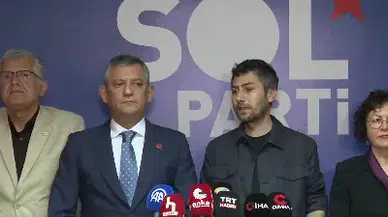 Özgür Özel Sol Parti'de açıklama yaptı: “Önce demokrasiyi savunacağız, sonra rekabet ederiz”