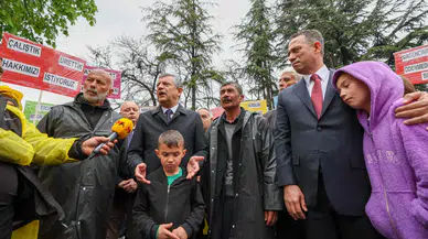 Özgür Özel’den açlık grevindeki madencilere destek: “Eninde sonunda hakkınızı alacaksınız”