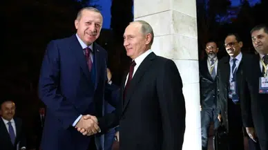 Erdoğan Putin'le Afrini görüştü