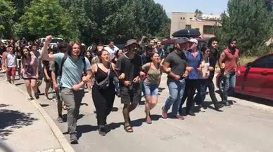 ODTÜ'de direniş nöbeti başladı