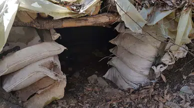 Tunceli'den şok görüntüler! İşte teröristlerin 8 katlı ve yüzme havuzlu sığınağı...