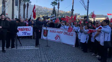 HARBİYELİLER FETÖ'YÜ PROTESTO ETTİ!