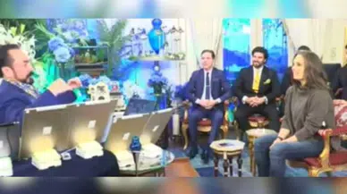 Beklenmedik gelişme! Nevşin Mengü Adnan Oktar'ın programında! Kedicikler ise...