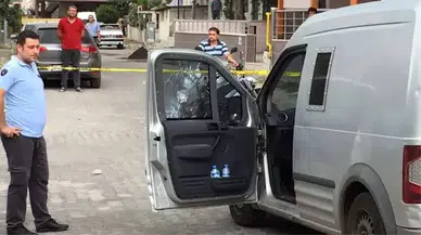 Hatay'da banka aracına saldırı