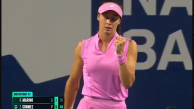 Zeynep Sönmez Toronto’da kazandı: Rebecca Marino’yu 2-0 yenerek ikinci tura çıktı