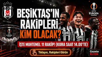 Beşiktaş'ın UEFA Avrupa Ligi Play-Off Muhtemel Rakipleri Belli Oldu! Kura Çekimi Saat Kaçta?