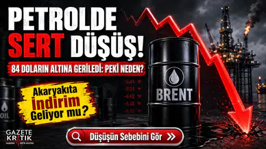 Brent petrol neden düştü? Fiyat 84 doların altına geriledi
