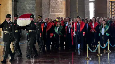 Adli Yıl Töreni Anıtkabir'de Başladı, Yargıtay'dan Atatürk'e Vefa Mesajı