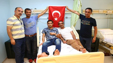 İsrail'in kurşunlarıyla yaralanan Filistinliler Başakşehir'de tedavi görüyor