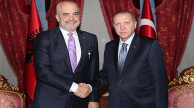 Erdoğan Arnavutluk Başbakanı'nı kabul etti