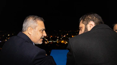 Hakan Fidan, HTŞ lideri Ahmed eş-Şara (Colani) ile Kasyun Dağı'nda çay içti