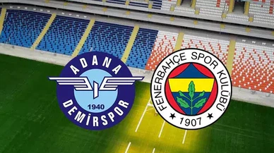 Adana Demirspor Fenerbahçe maçı kadrosu belli oldu. Adana Demirspor Fenerbahçe maçı ne zaman, saat kaçta hangi kanalda?
