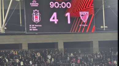 Beşiktaş Athletic Bilbao maçını 4-1 kazandı