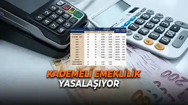 Kademeli emeklilik yasalaşıyor! Emeklilik yaşı resmen değişiyor