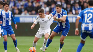 Arda Güler'in ilk 11'de başladığı maçta Real Madrid Alaves'i 1-0 yendi