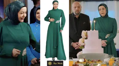Kızılcık Şerbeti Veda Elbisesi Gündem Oldu: Pembe’nin Yeşil Kıyafeti 2250 TL