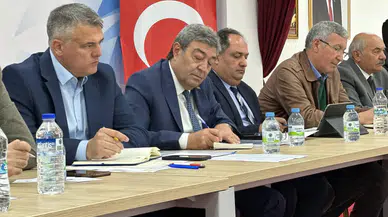 DURSUN ATAŞ MUHTARLAR VE KURUM TEMSİLCİLERİ İLE TOPLANTI YAPTI