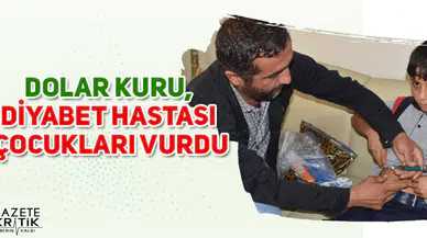Dolar kuru, diyabet hastası çocukları vurdu