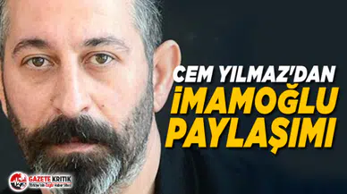 Cem Yılmaz'dan İmamoğlu paylaşımı