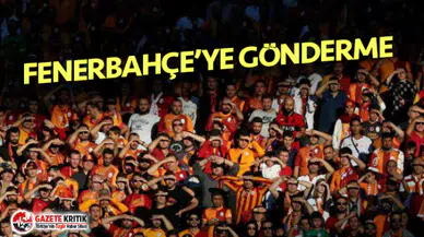 Galatasaray'dan Fenerbahçe'ye gönderme